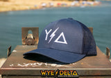 Navy Trucker Snapback