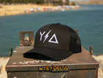 Black Trucker Snapback WL