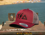 Maroon/Gray Snapback