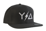 Gray Snapback with white logo