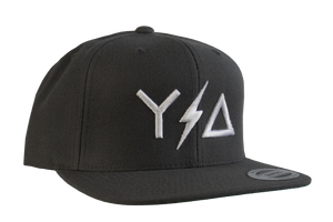 Gray Snapback with white logo
