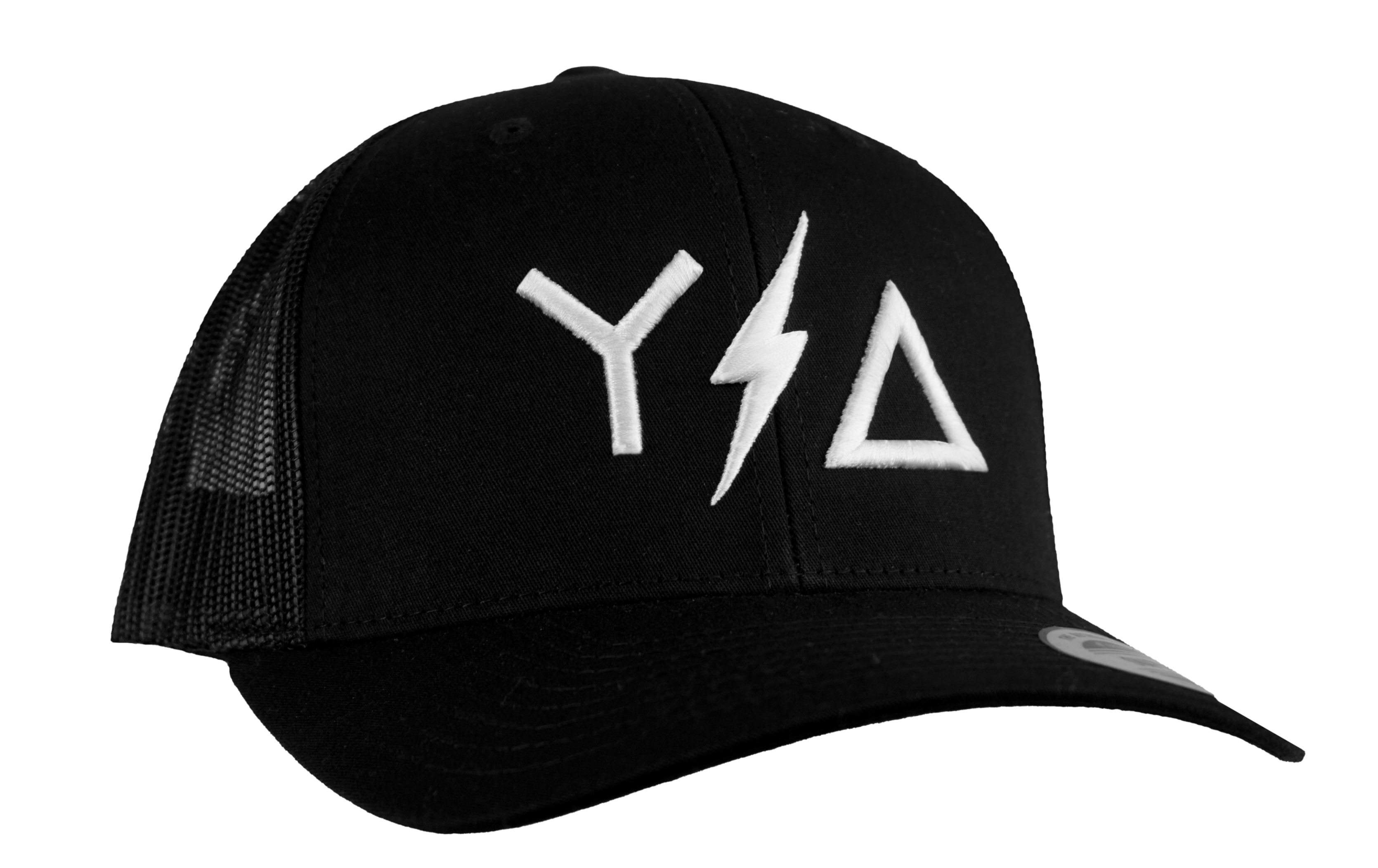 Black Trucker Snapback WL