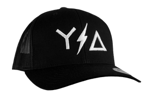 Black Trucker Snapback WL