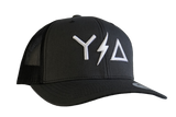 Charcoal Gray Trucker Snapback