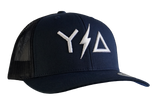 Navy Trucker Snapback